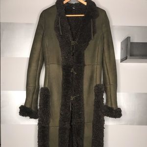 Long Women’s Shearling Coat